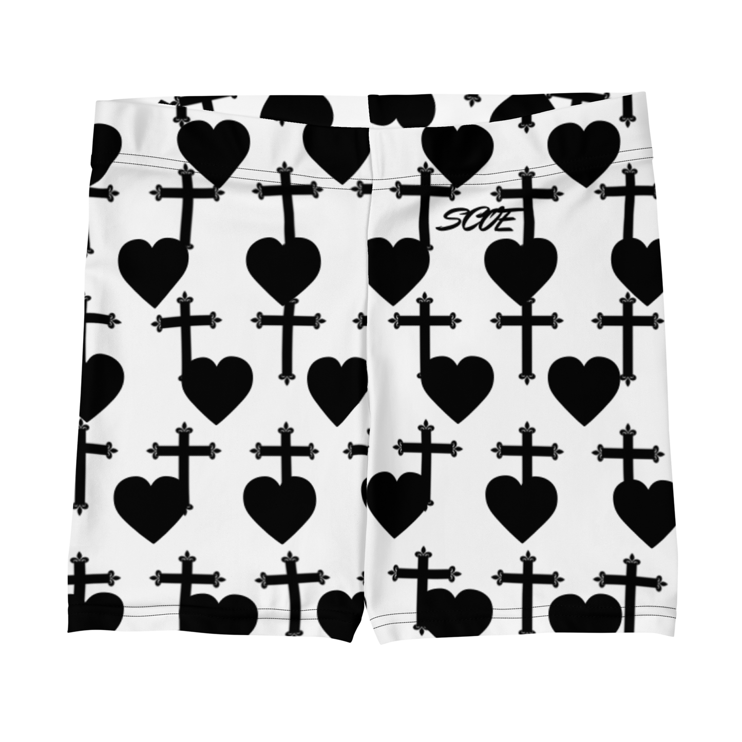 {Spread Christ Own Everything} "Monochrome" Biker Shorts