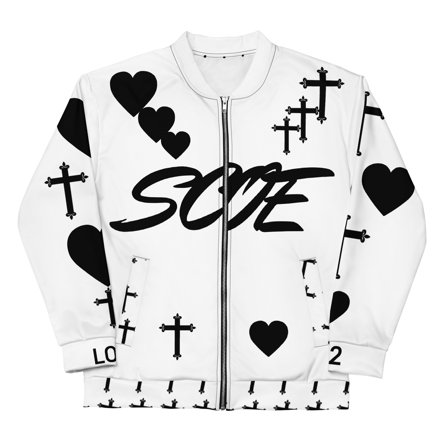 {Spread Christ Own Everything} "Monochrome" Bomber Jacket