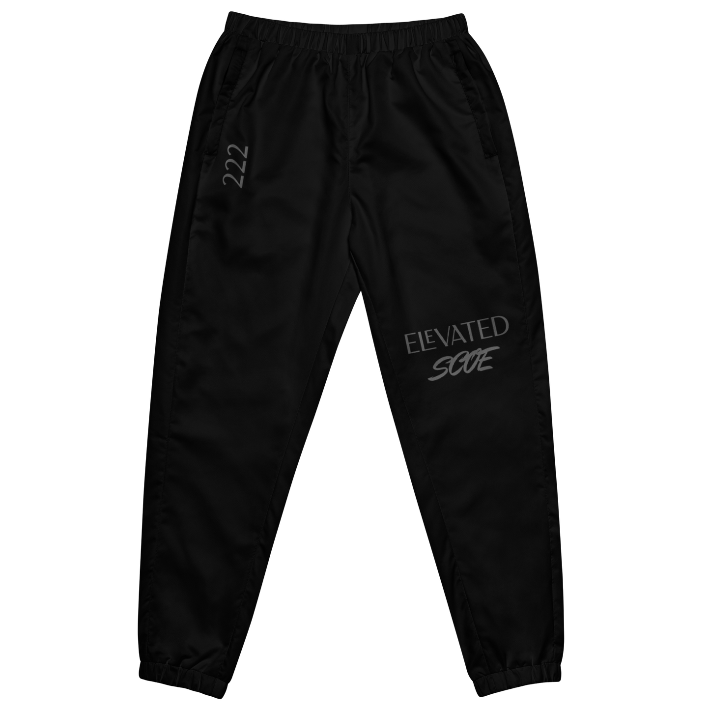 {ELEVATED MIND} Triple Black Track Pants