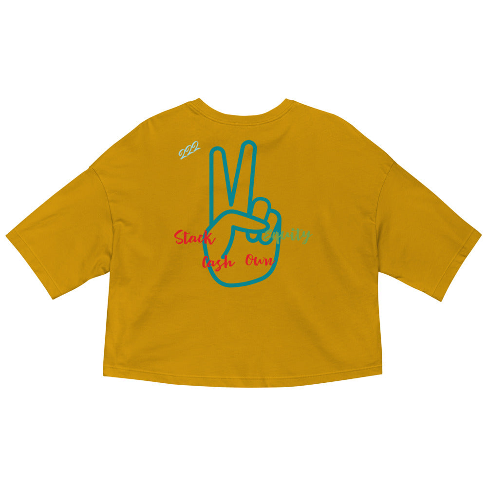 S.C.O.E Peace x Prosperity Crop Tee