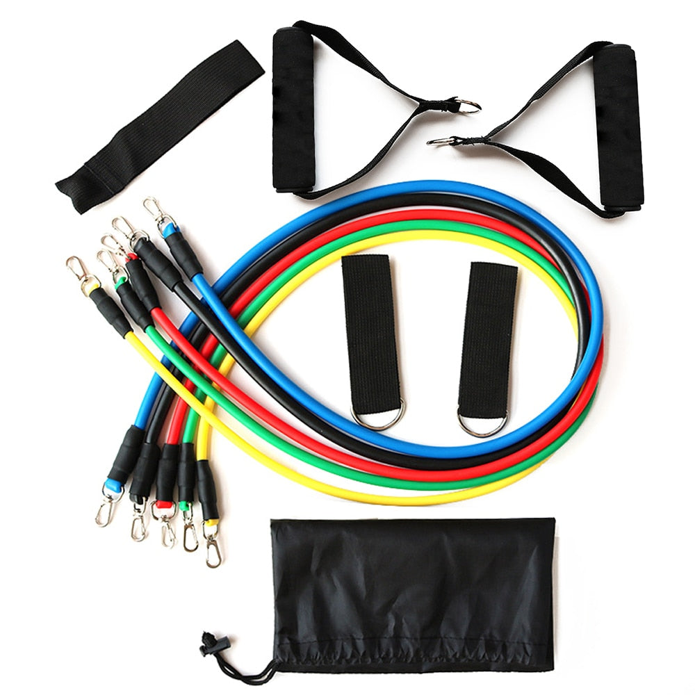 11 Pcs Resistance Band Set