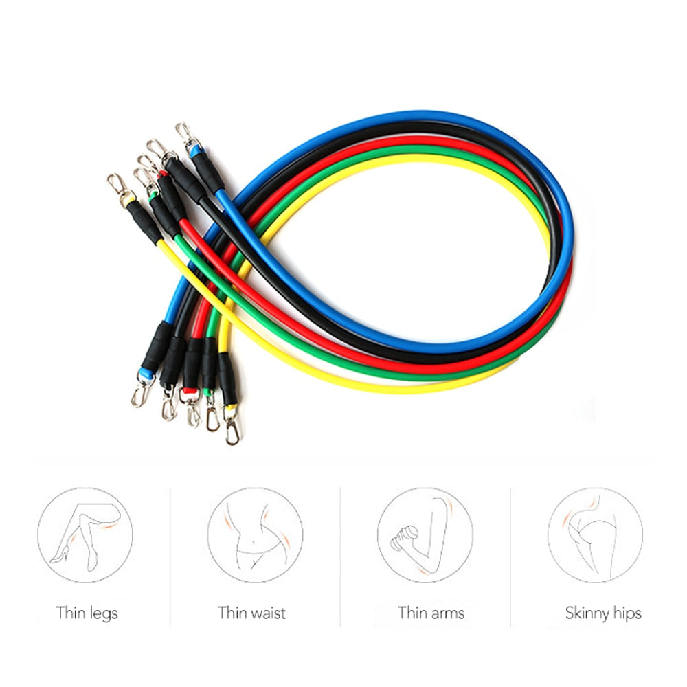 11 Pcs Resistance Band Set