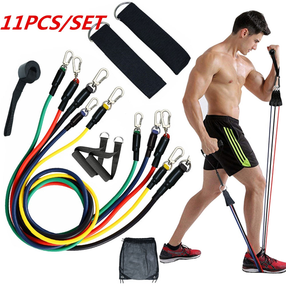 11 Pcs Resistance Band Set