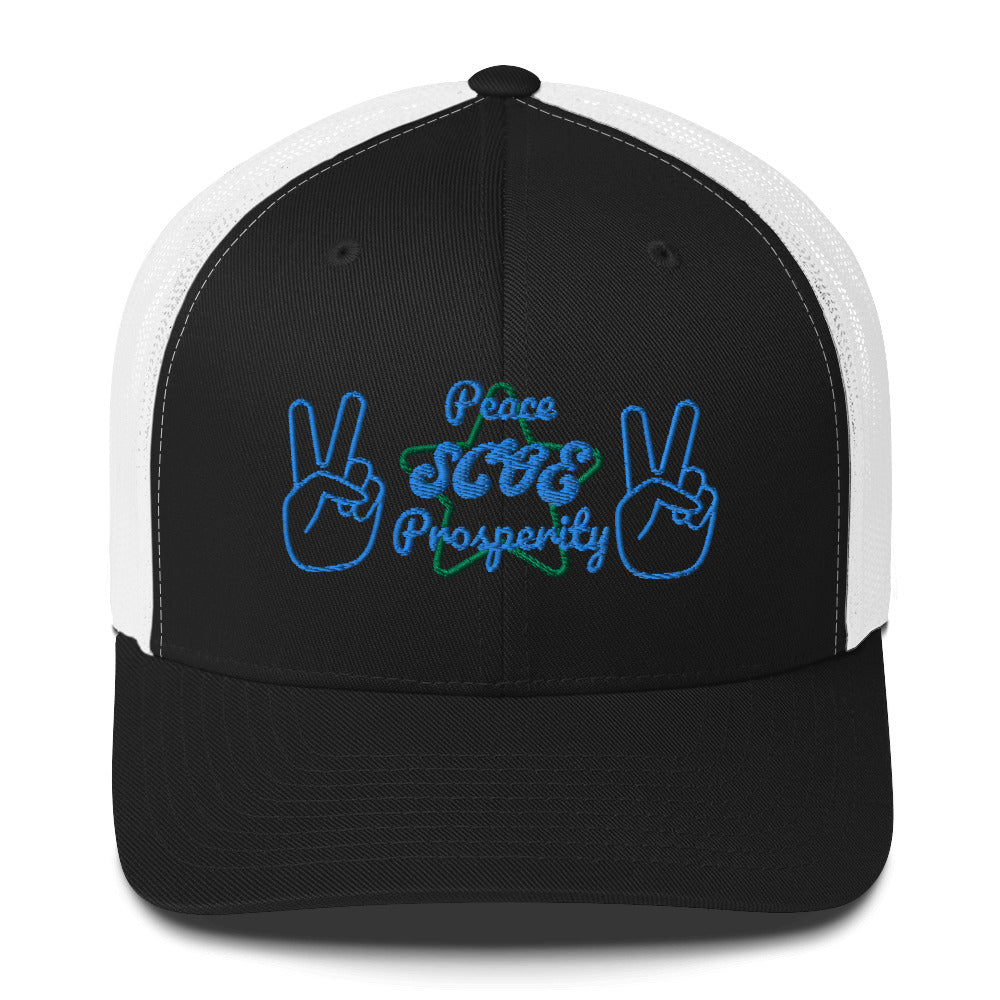 S.C.O.E Peace x Prosperity Trucker Hat