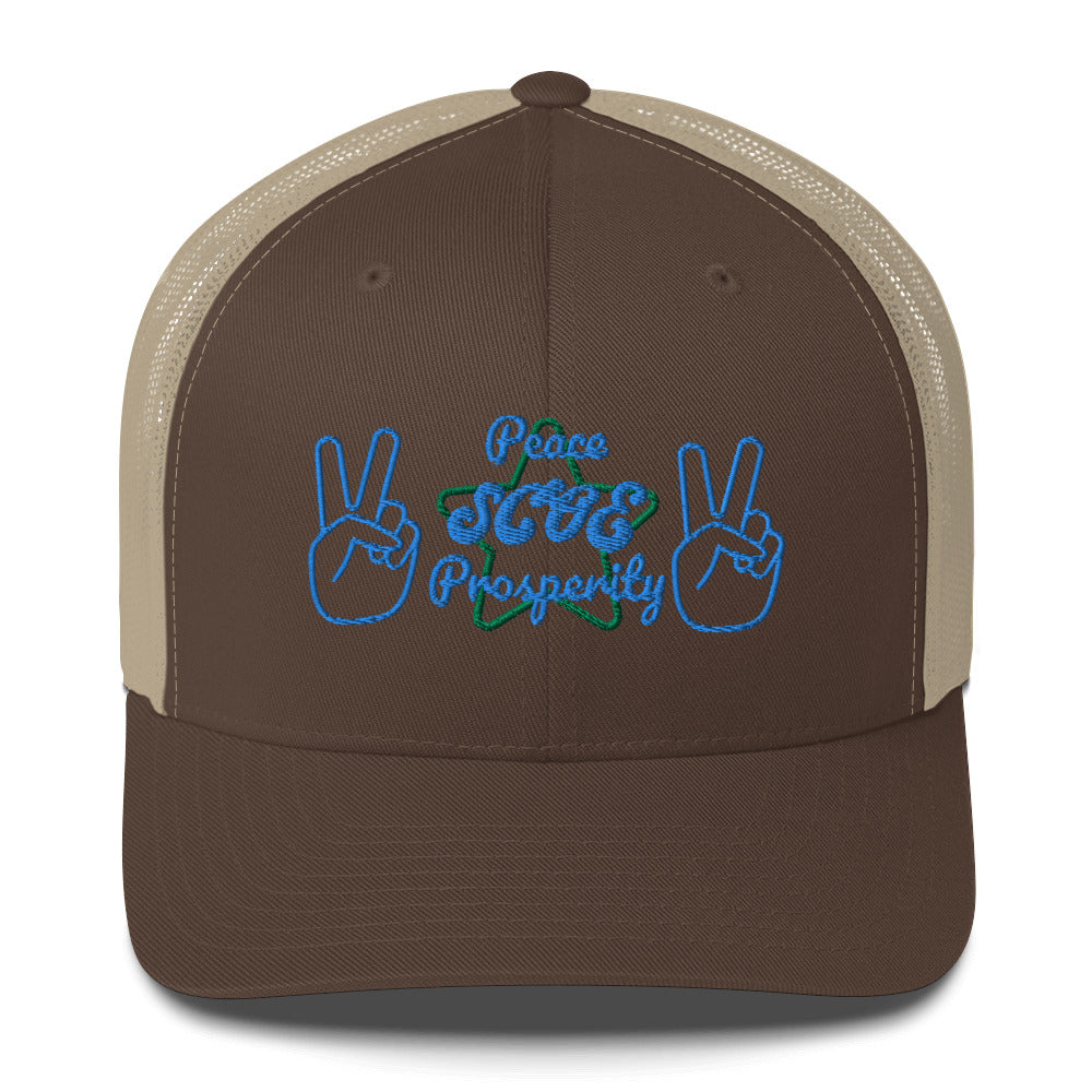 S.C.O.E Peace x Prosperity Trucker Hat