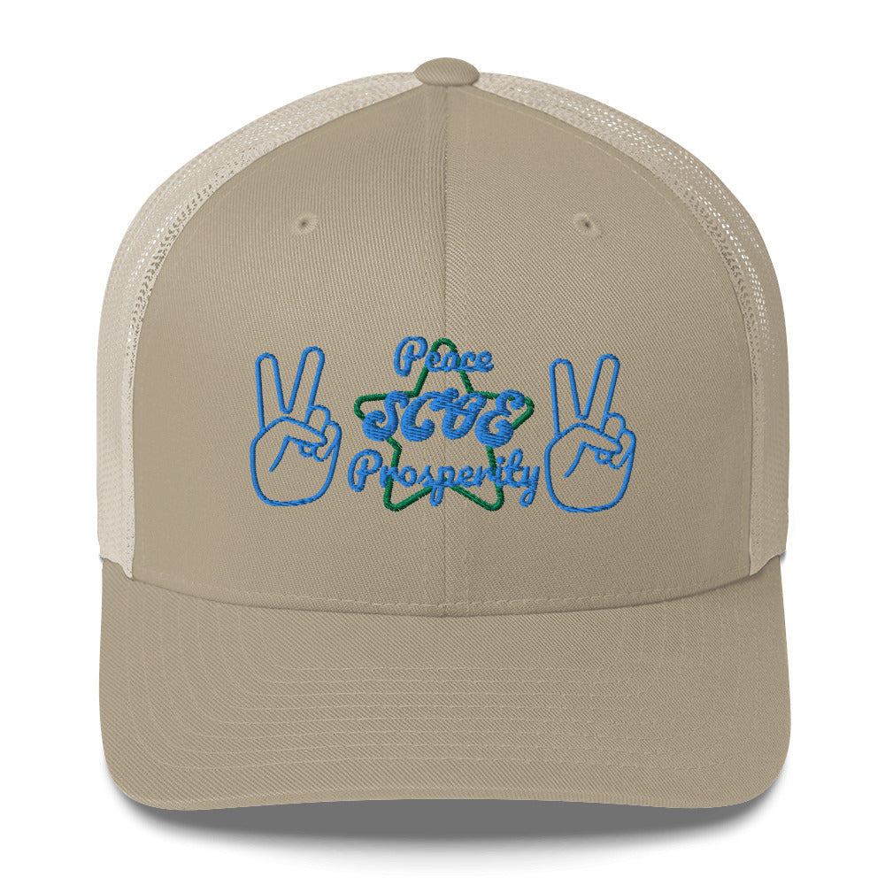 S.C.O.E Peace x Prosperity Trucker Hat