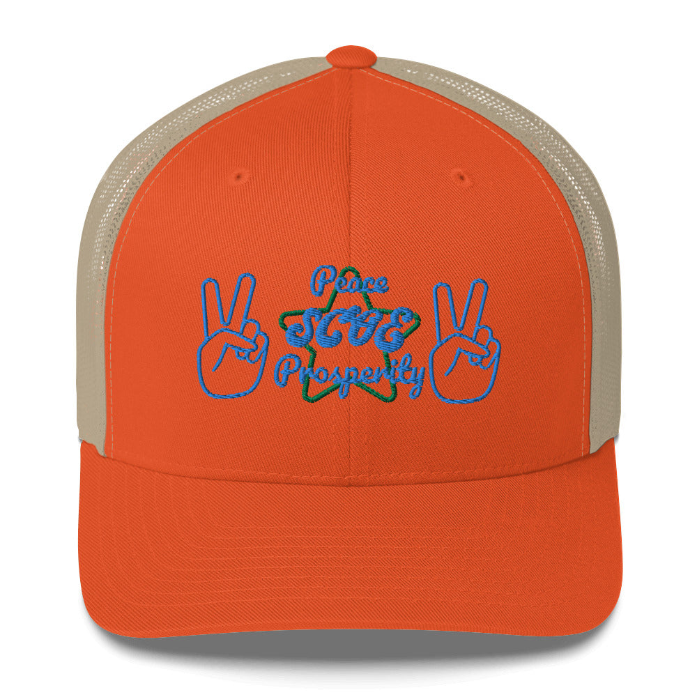 S.C.O.E Peace x Prosperity Trucker Hat