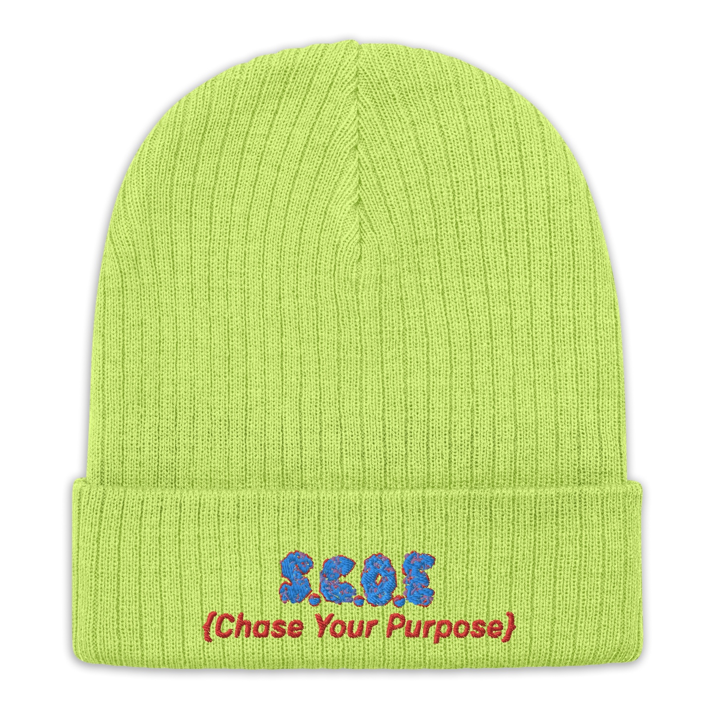 S.C.O.E {Chase Your Purpose} Beanie