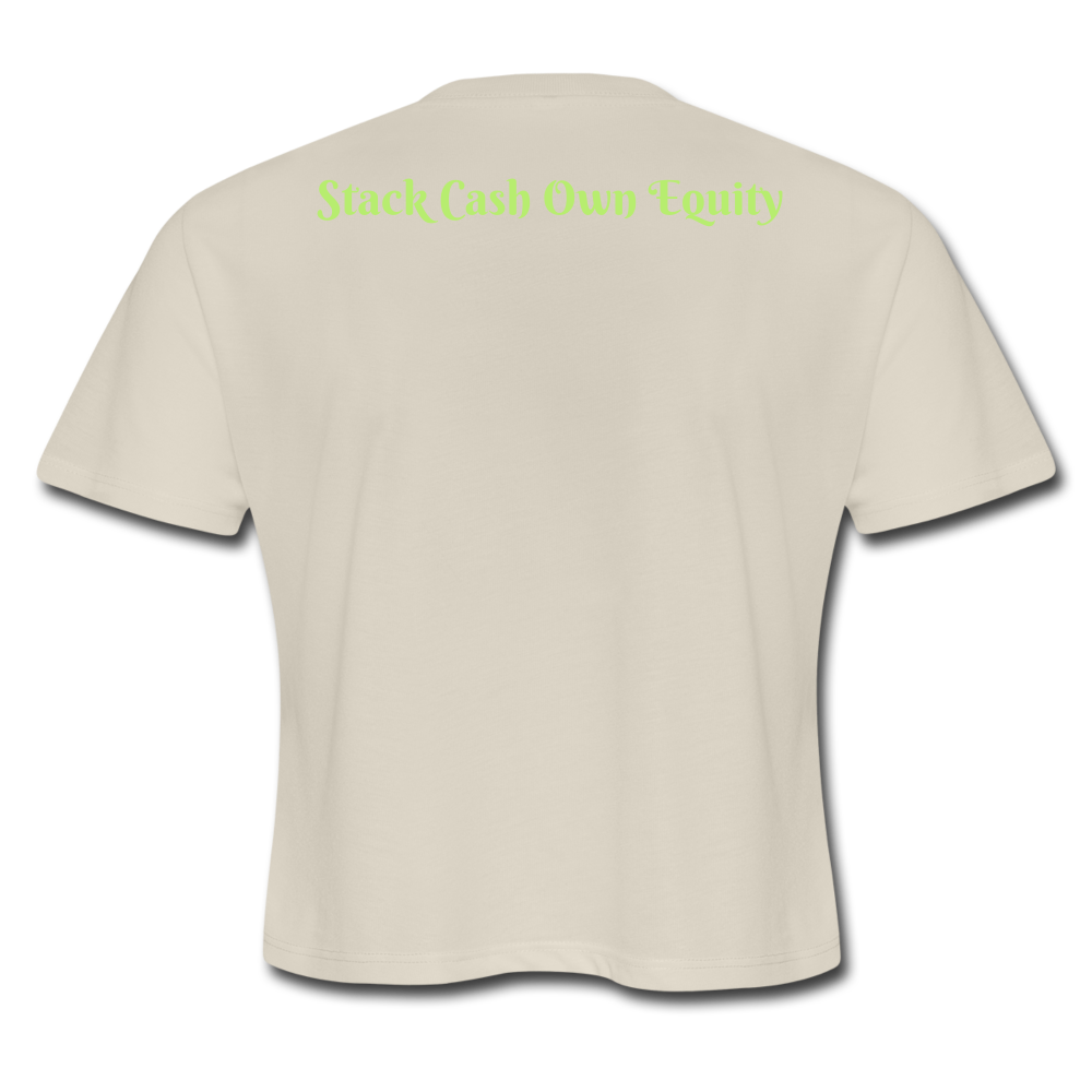 Women's Cropped T-Shirt - dust