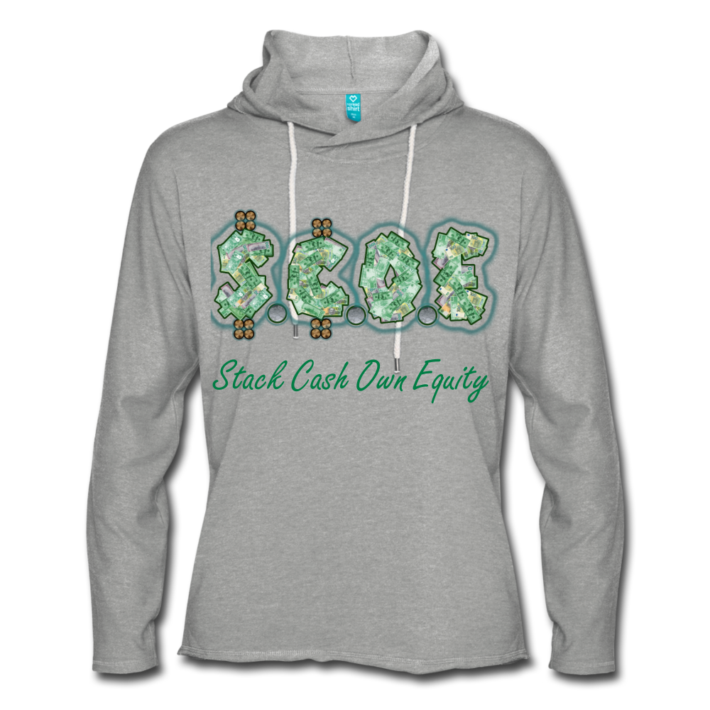 S.C.O.E Lightweight Terry Hoodie - heather gray