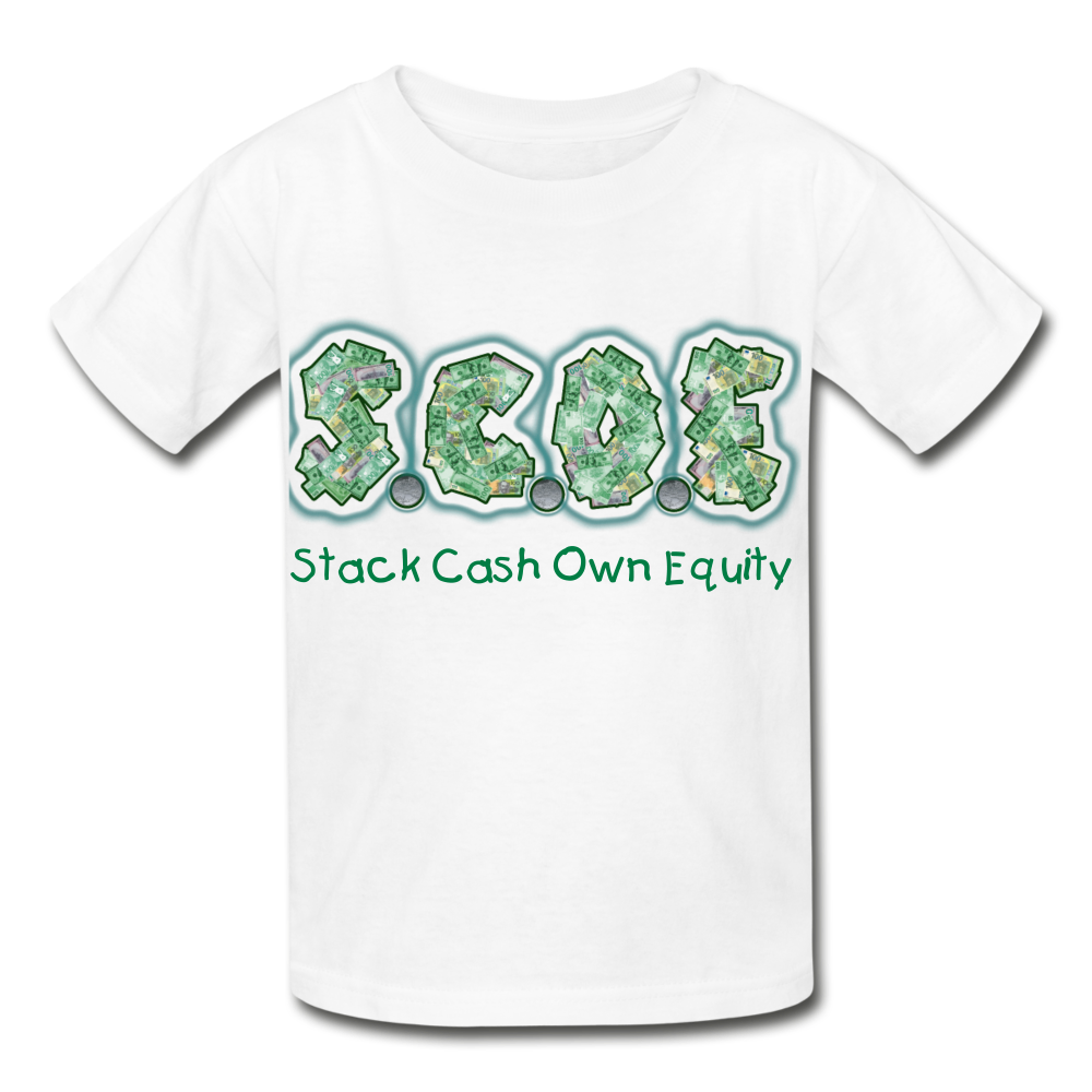 S.C.O.E Youth T-Shirt - white