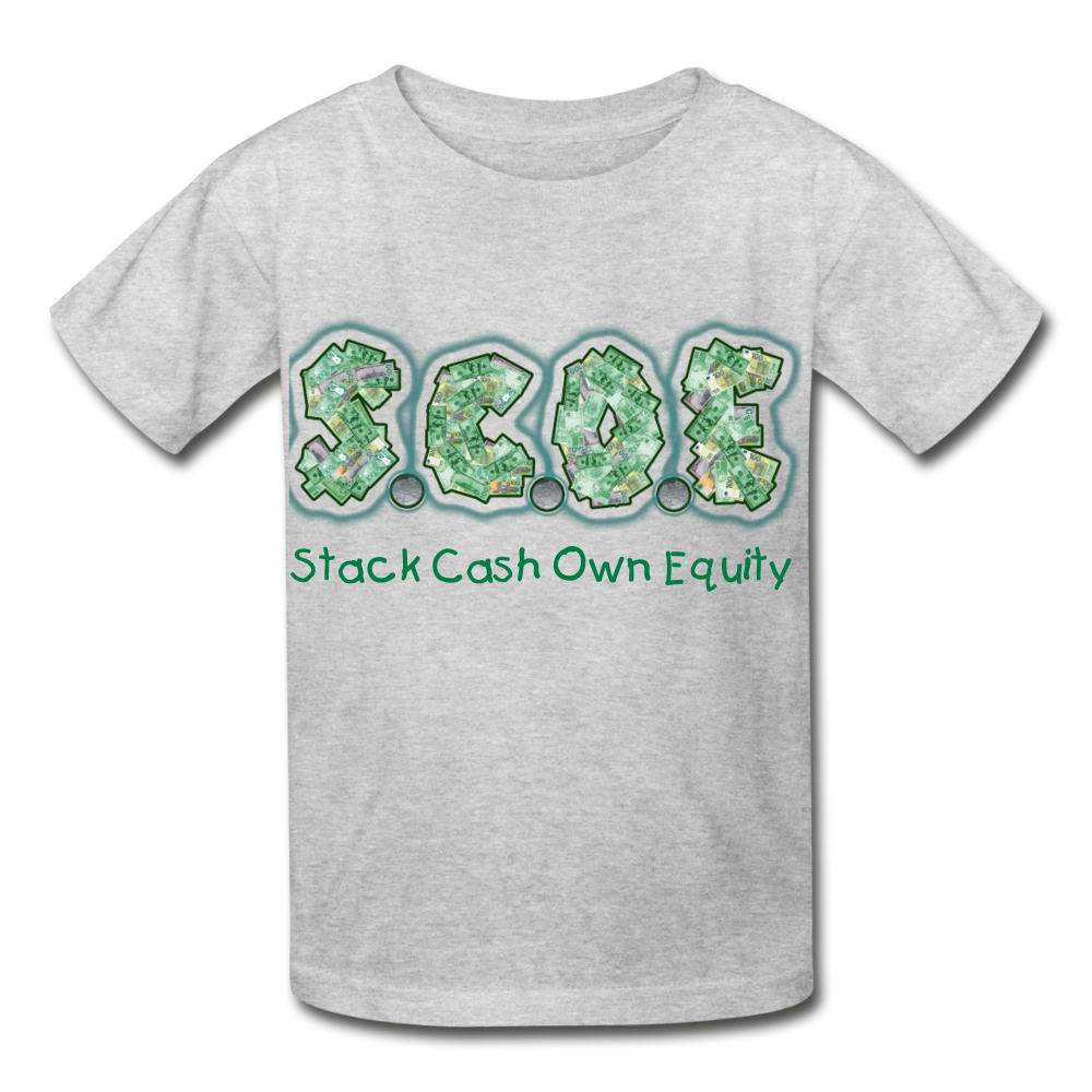 S.C.O.E Youth T-Shirt - heather gray
