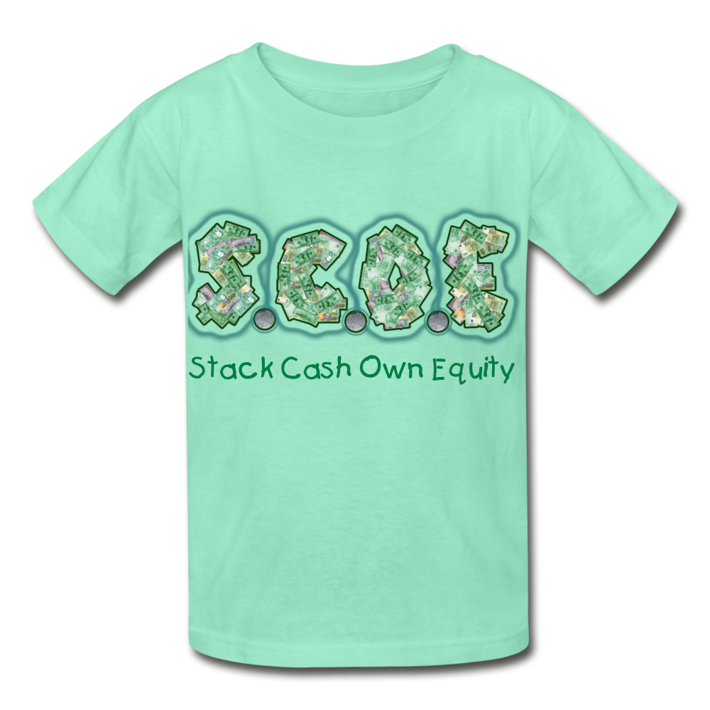 S.C.O.E Youth T-Shirt - deep mint