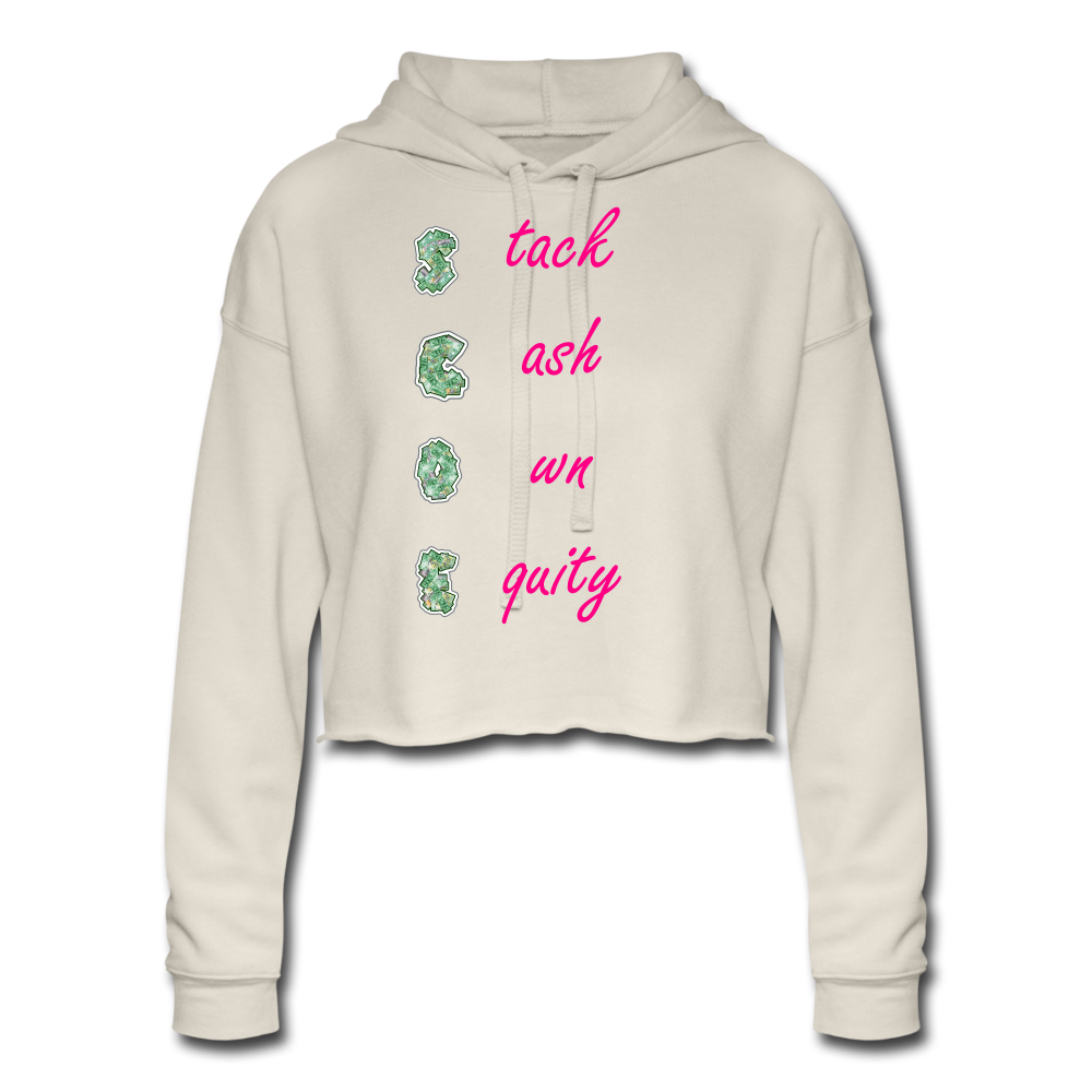 S.C.O.E Cropped Hoodie - dust