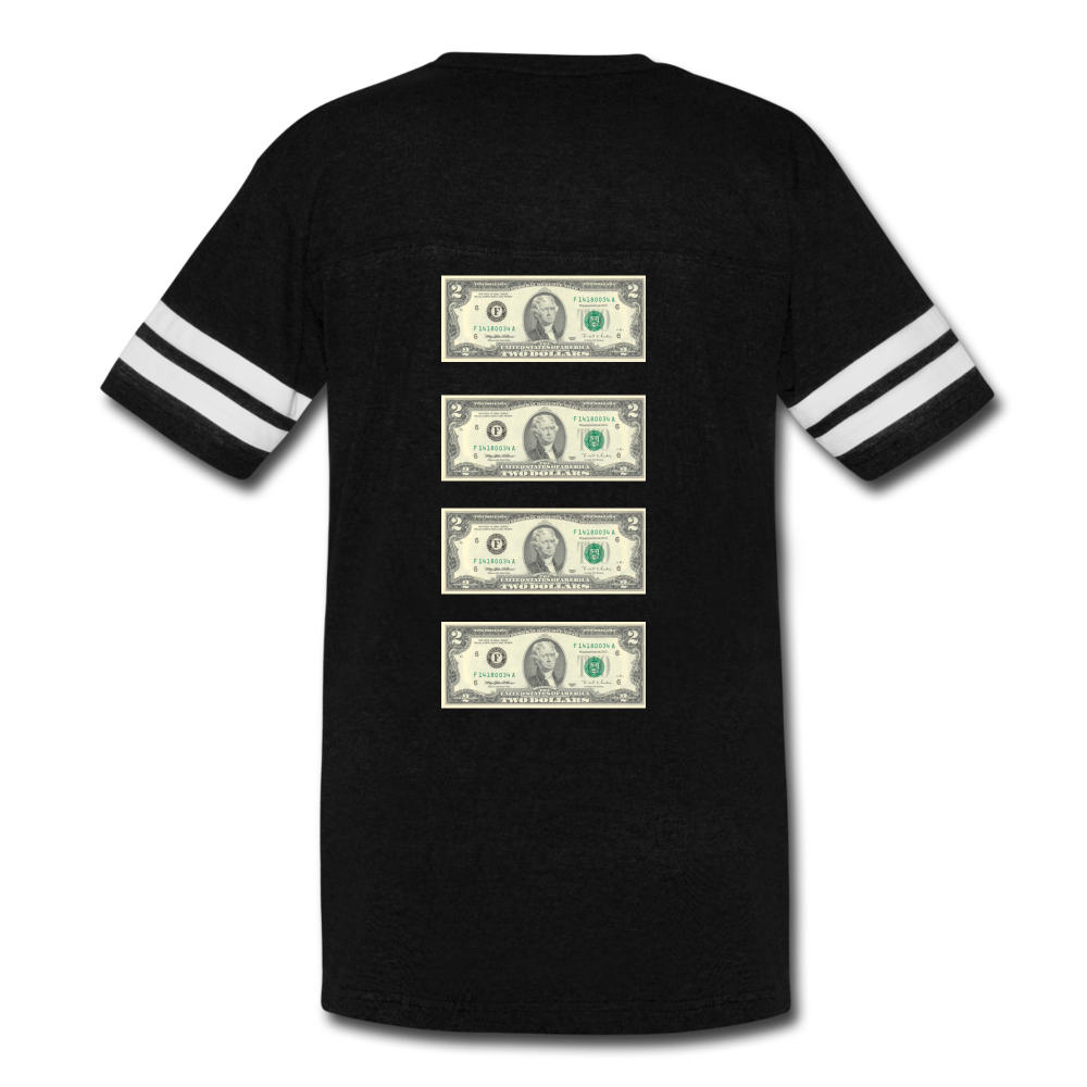 S.C.O.E $2 Bill Jersey T-Shirt - black/white