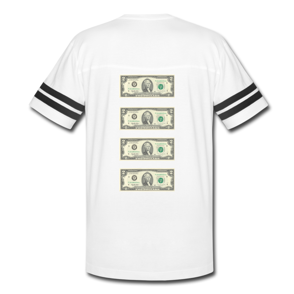 S.C.O.E $2 Bill Jersey T-Shirt - white/black