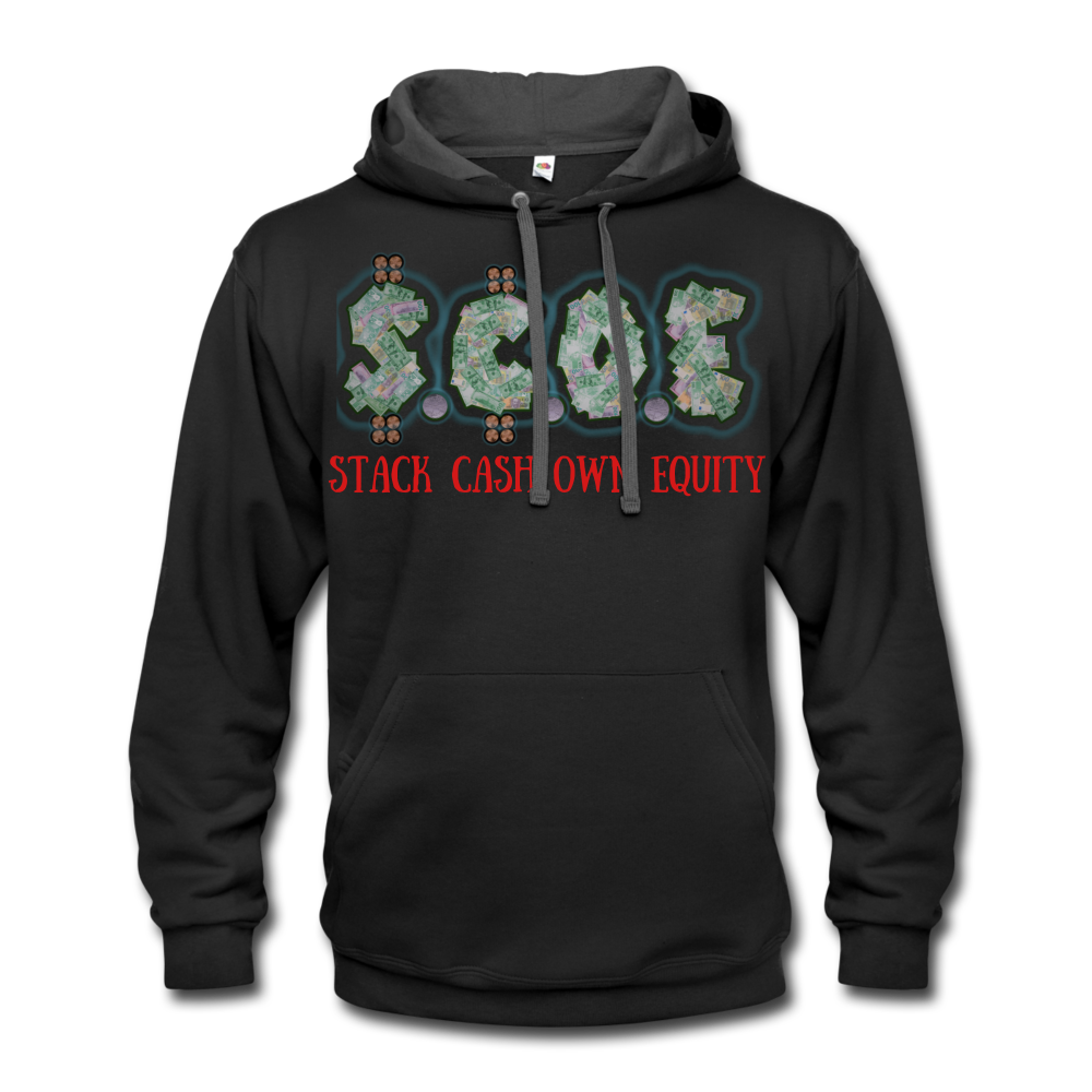 S.C.O.E "Pray" Hoodie - black/asphalt