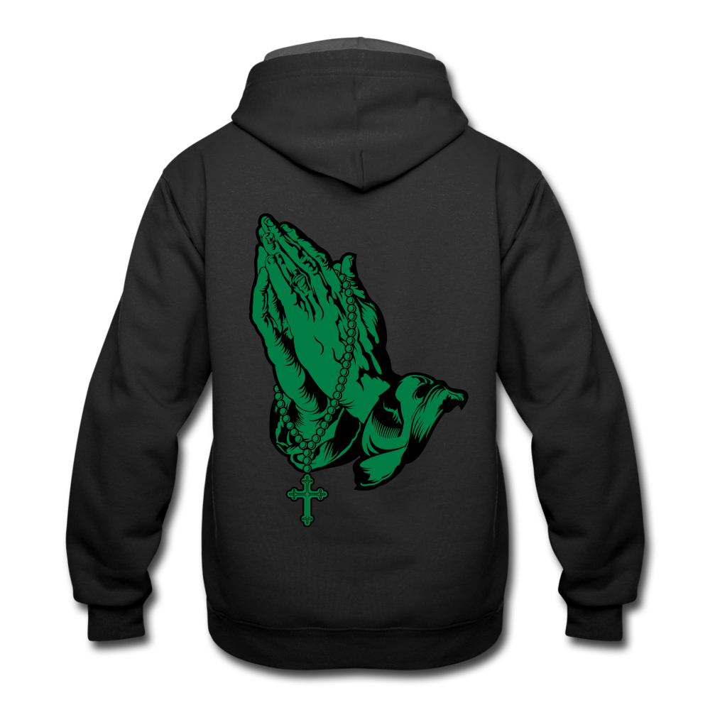 S.C.O.E "Pray" Hoodie - black/asphalt