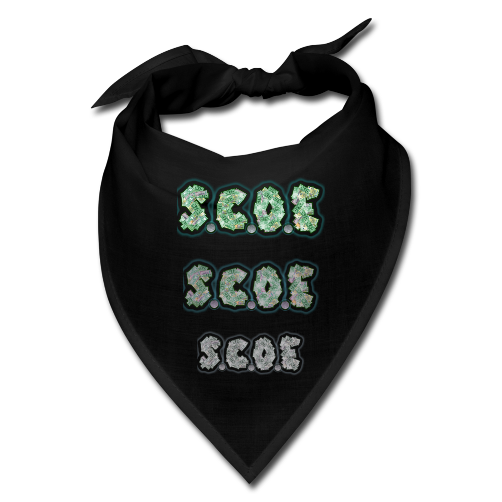S.C.O.E Bandanna - black
