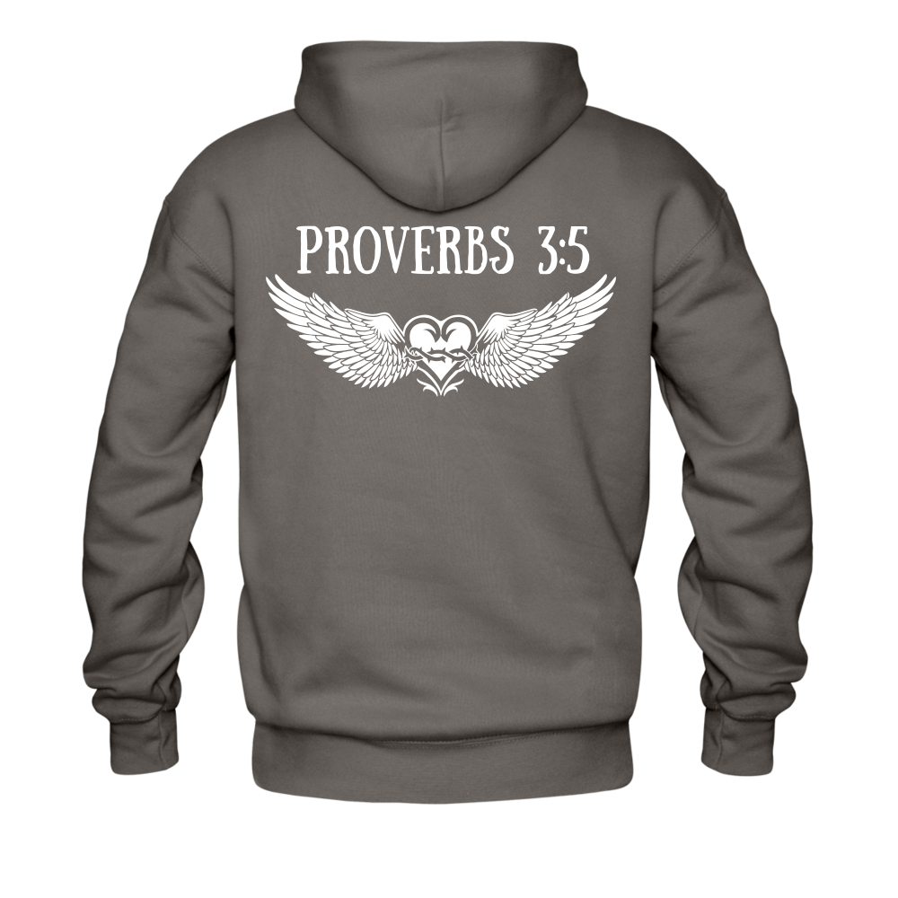S.C.O.E "Proverbs 3:5" Hoodie - asphalt gray