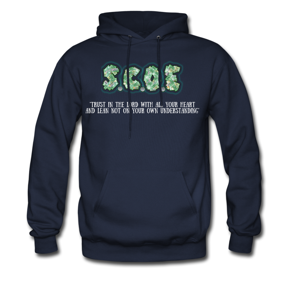 S.C.O.E "Proverbs 3:5" Hoodie - navy
