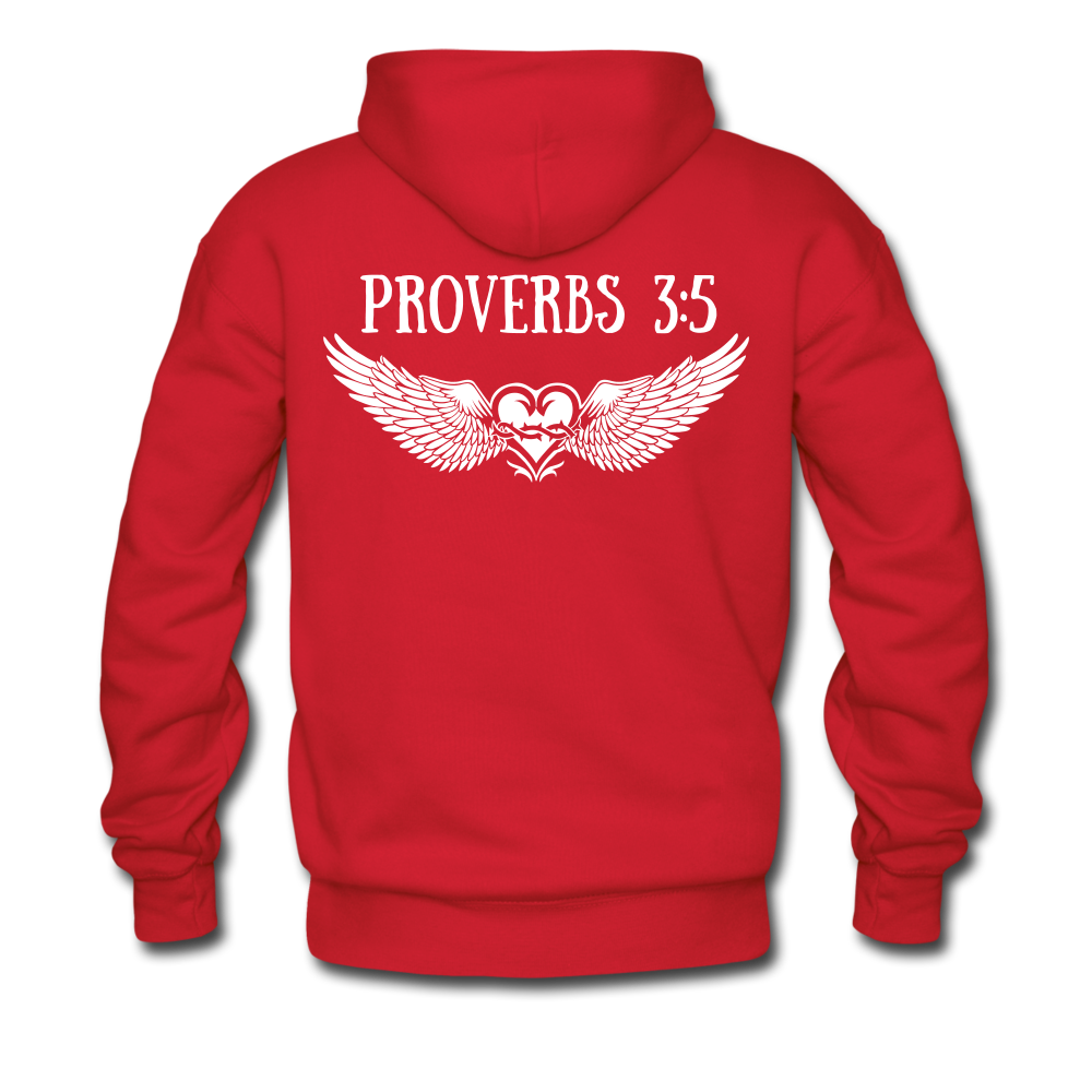 S.C.O.E "Proverbs 3:5" Hoodie - red