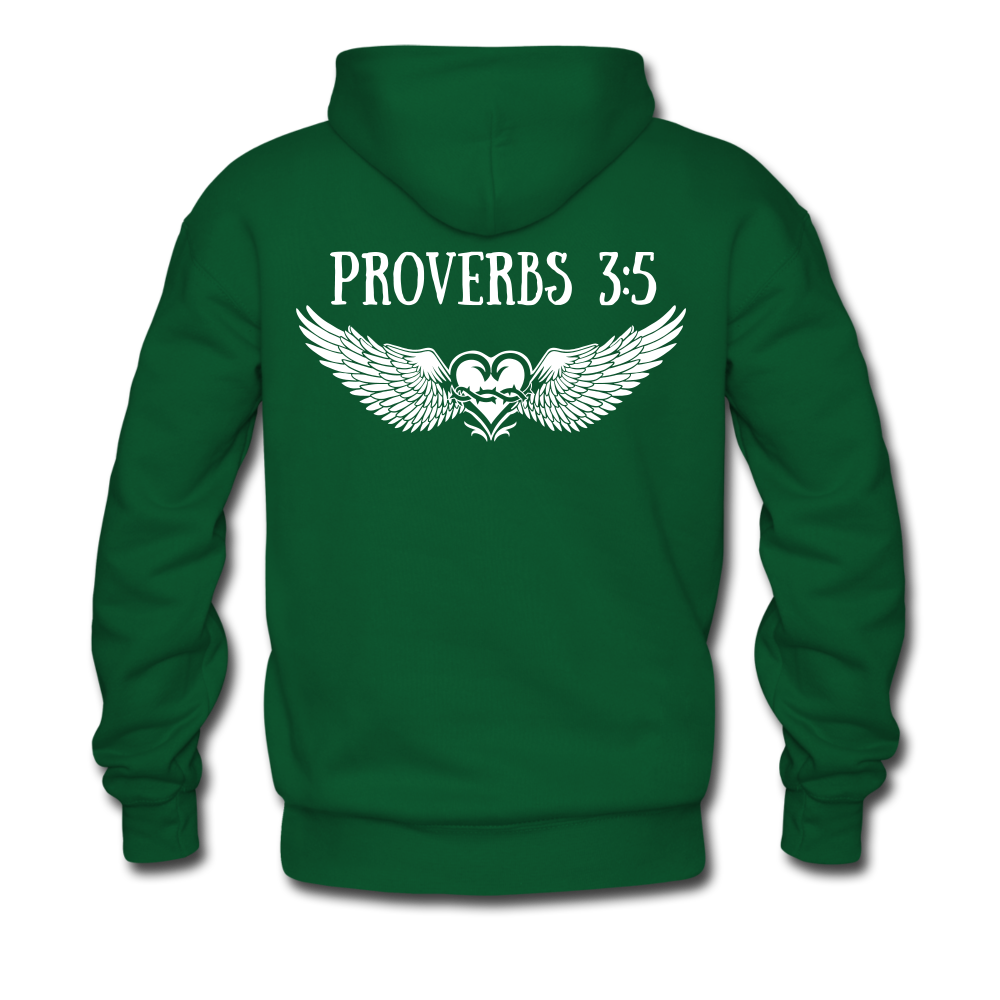 S.C.O.E "Proverbs 3:5" Hoodie - forest green