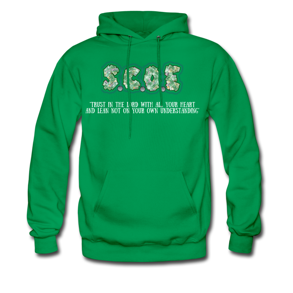 S.C.O.E "Proverbs 3:5" Hoodie - kelly green