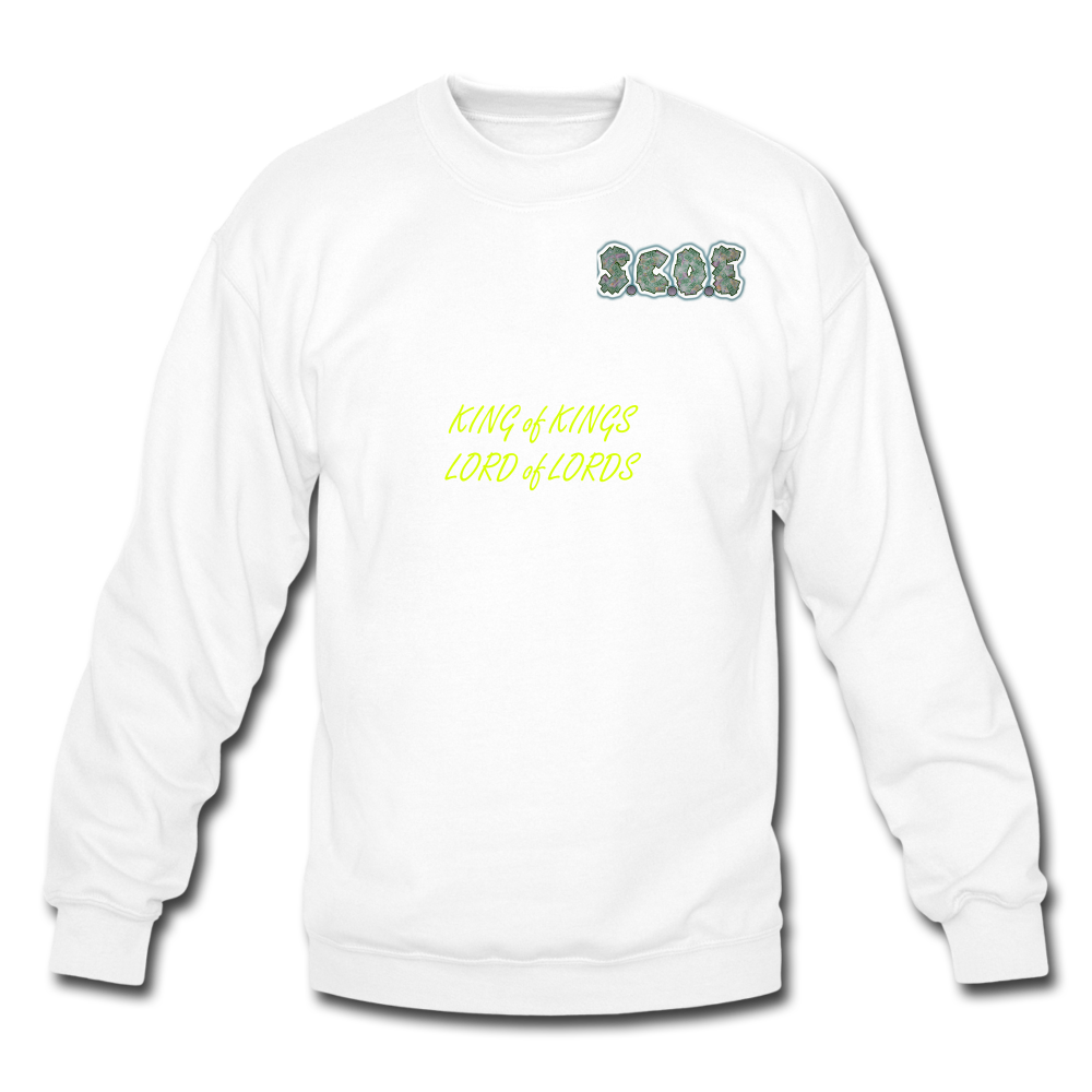 S.C.O.E King of Kings Crewneck Sweatshirt - white
