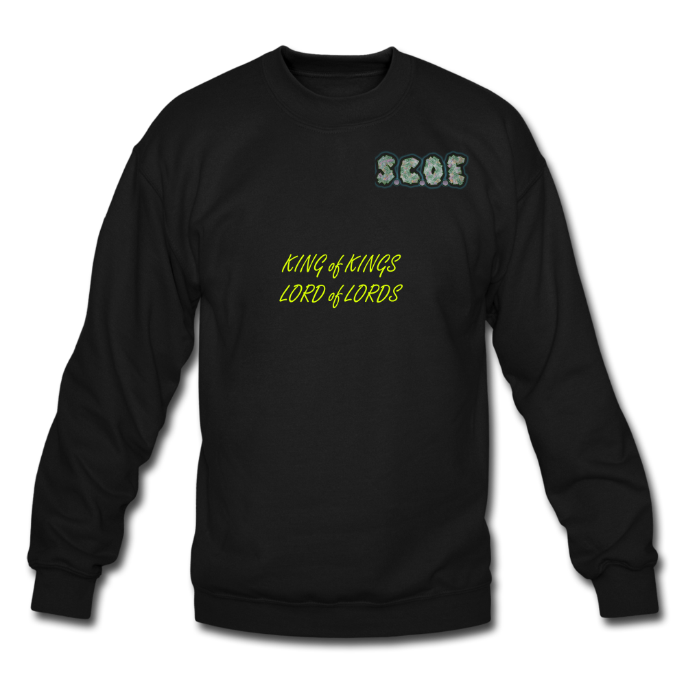S.C.O.E King of Kings Crewneck Sweatshirt - black