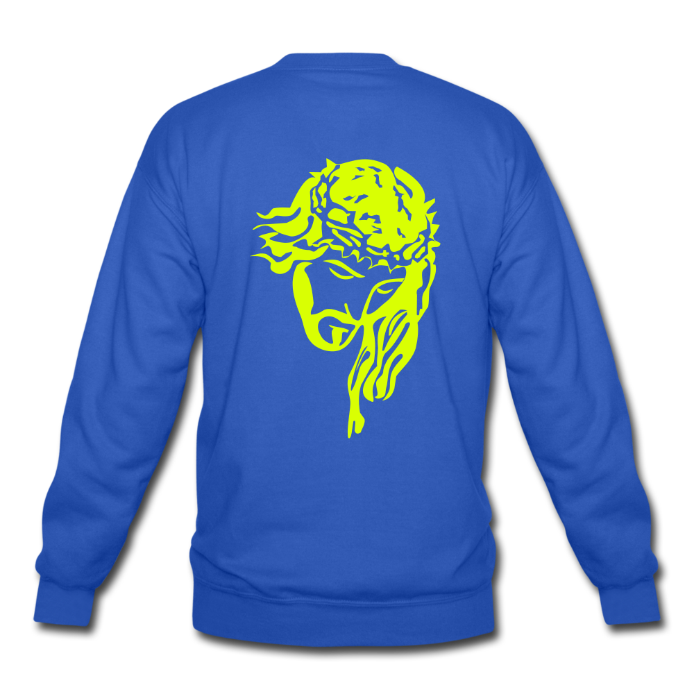 S.C.O.E King of Kings Crewneck Sweatshirt - royal blue