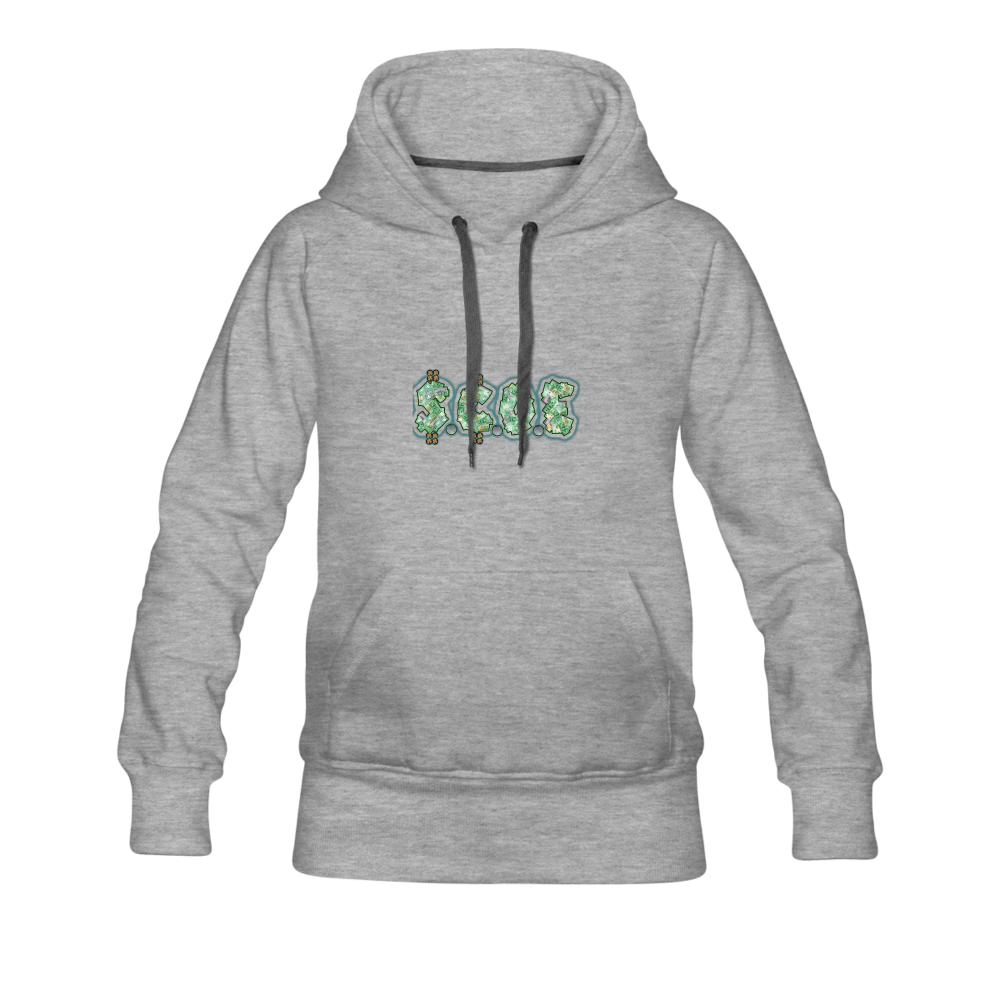 S.C.O.E Women's Multi-Color Logo Hoodie - heather gray