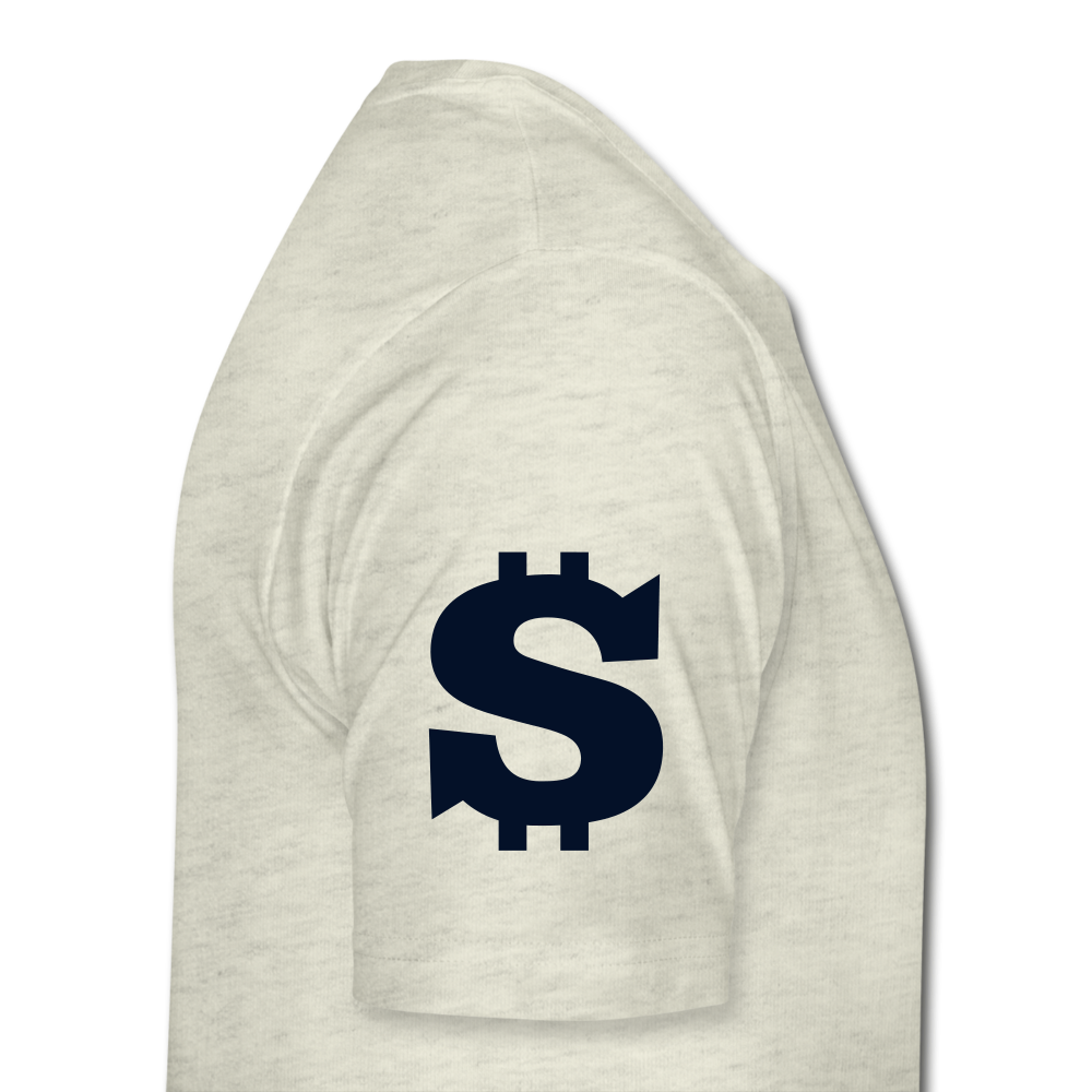 S.C.O.E Abstract Random Tee - heather oatmeal