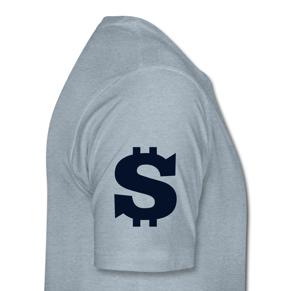 S.C.O.E Abstract Random Tee - heather ice blue