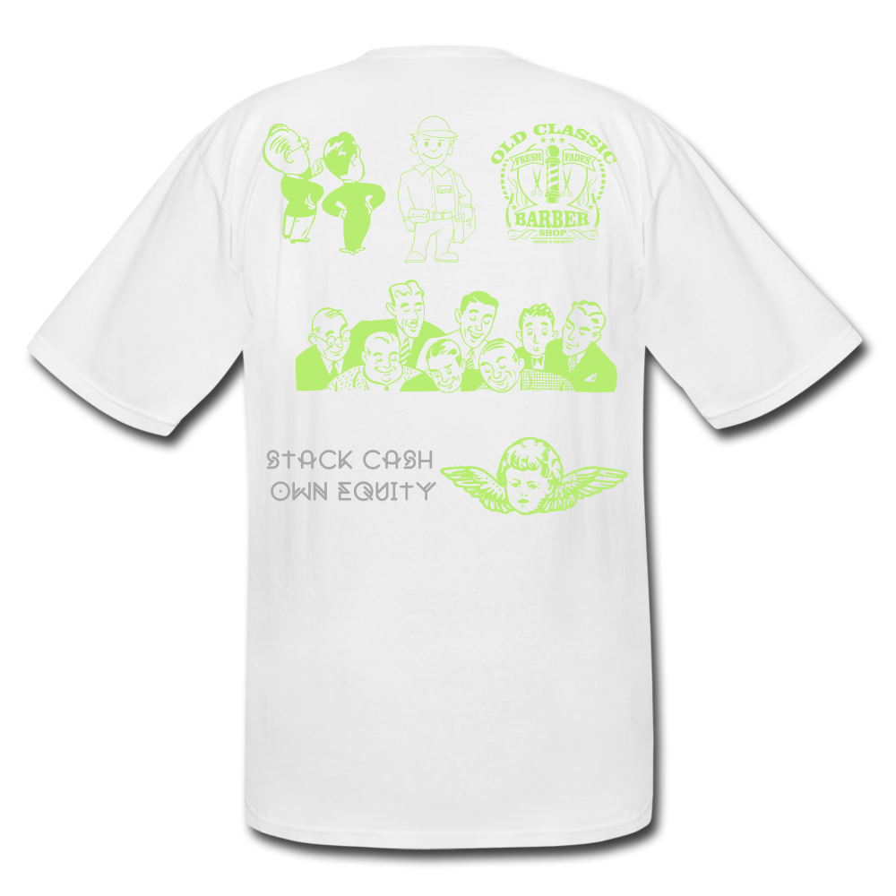 S.C.O.E Vintage Print Tall Tee - white