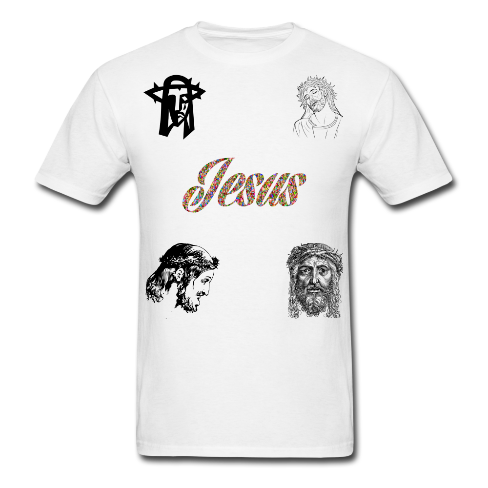 S.C.O.E Jesus Portrait Tee - white
