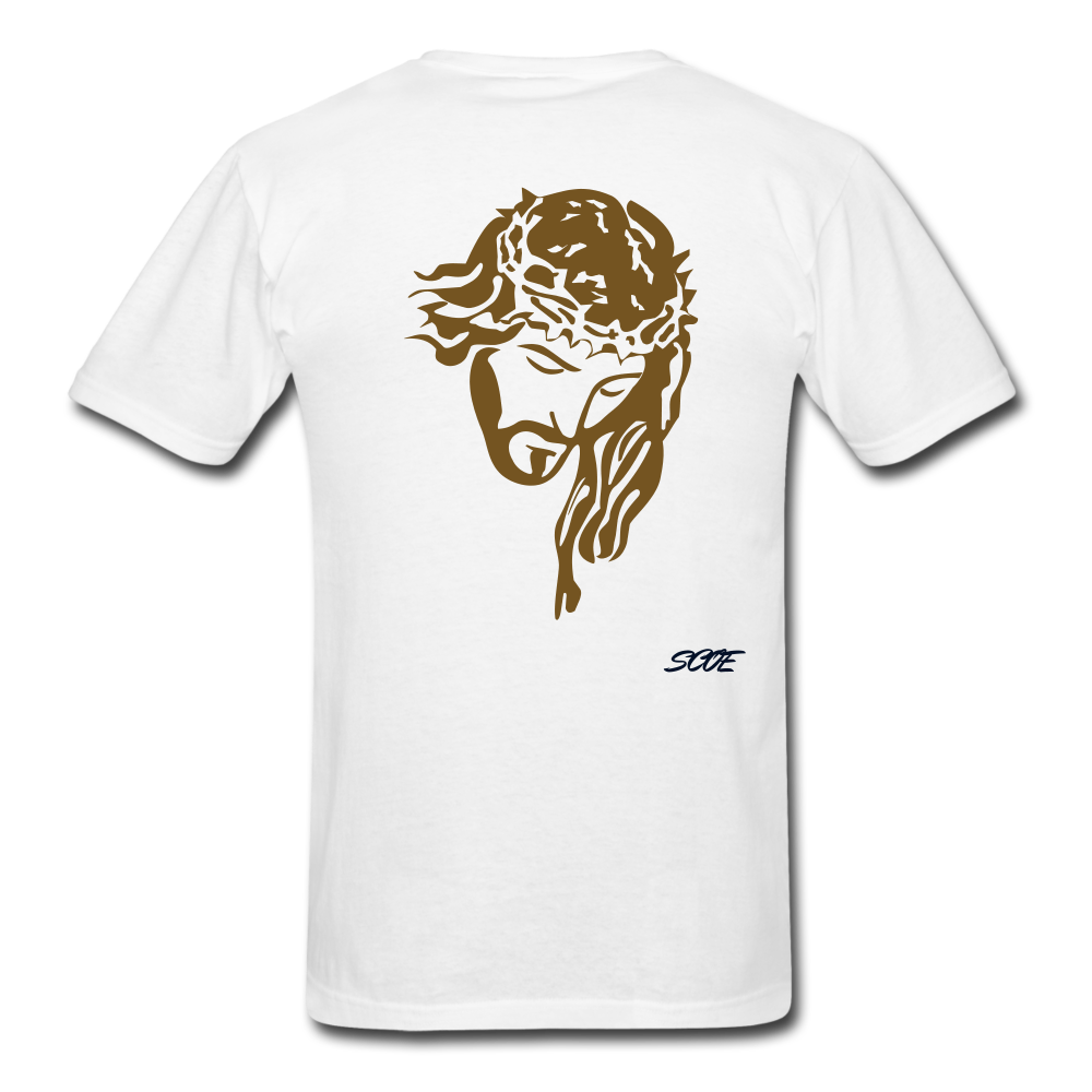 S.C.O.E Jesus Portrait Tee - white