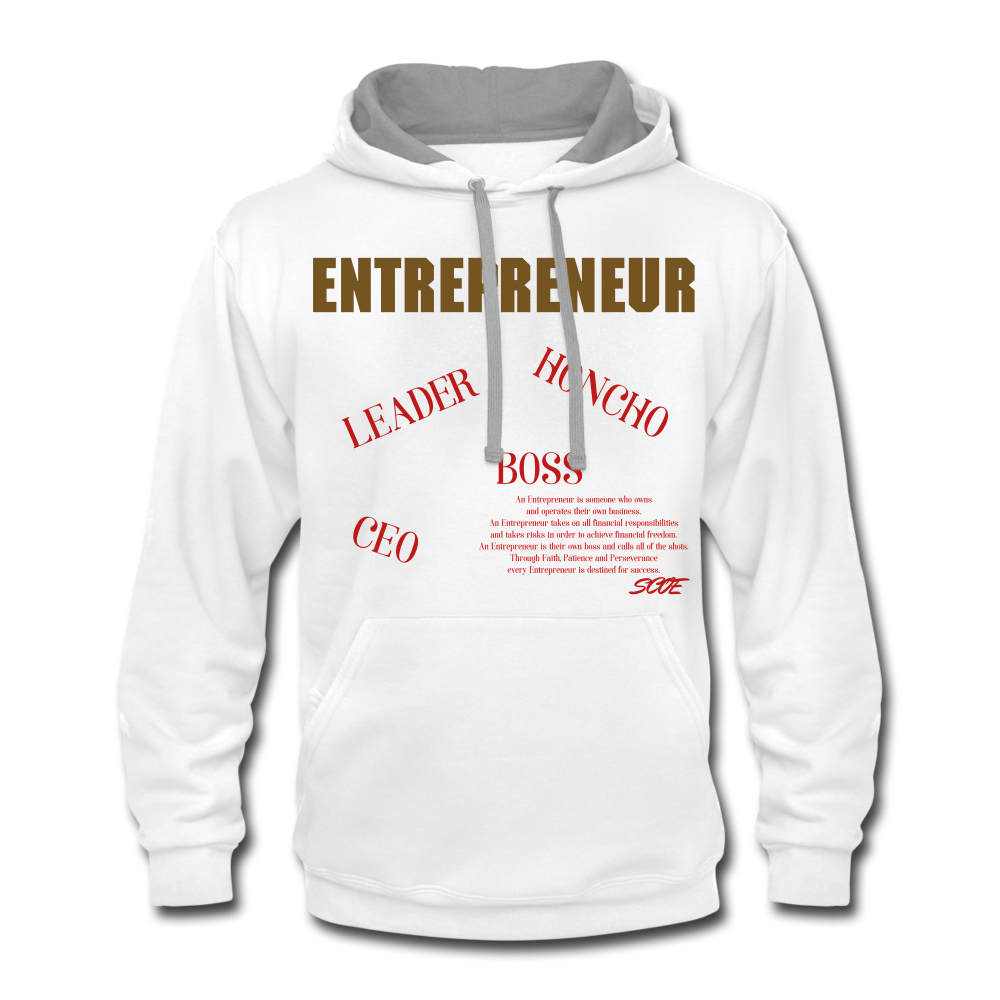 S.C.O.E Entrepreneur Hoodie - white/gray