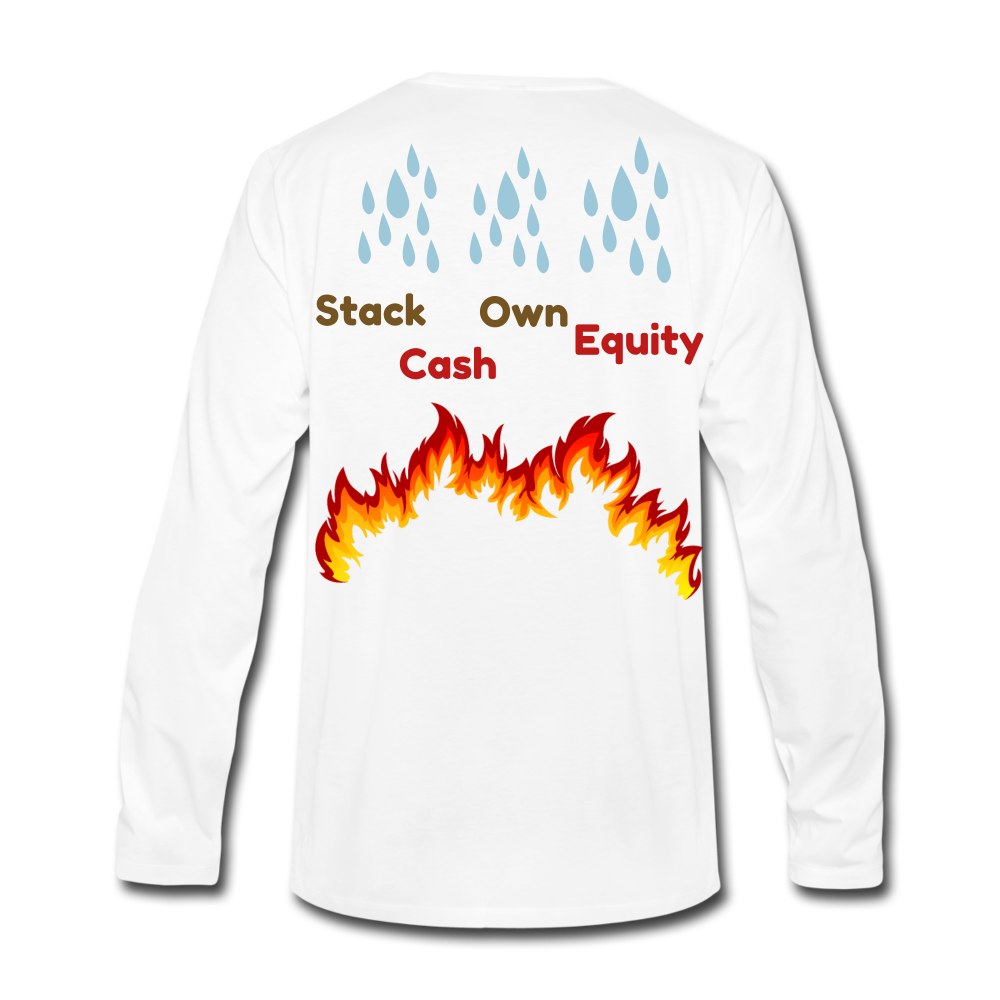 S.C.O.E Fire Long Sleeve Shirt - white