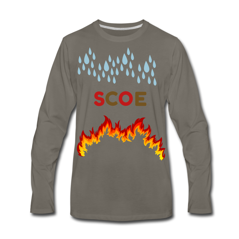 S.C.O.E Fire Long Sleeve Shirt - asphalt gray