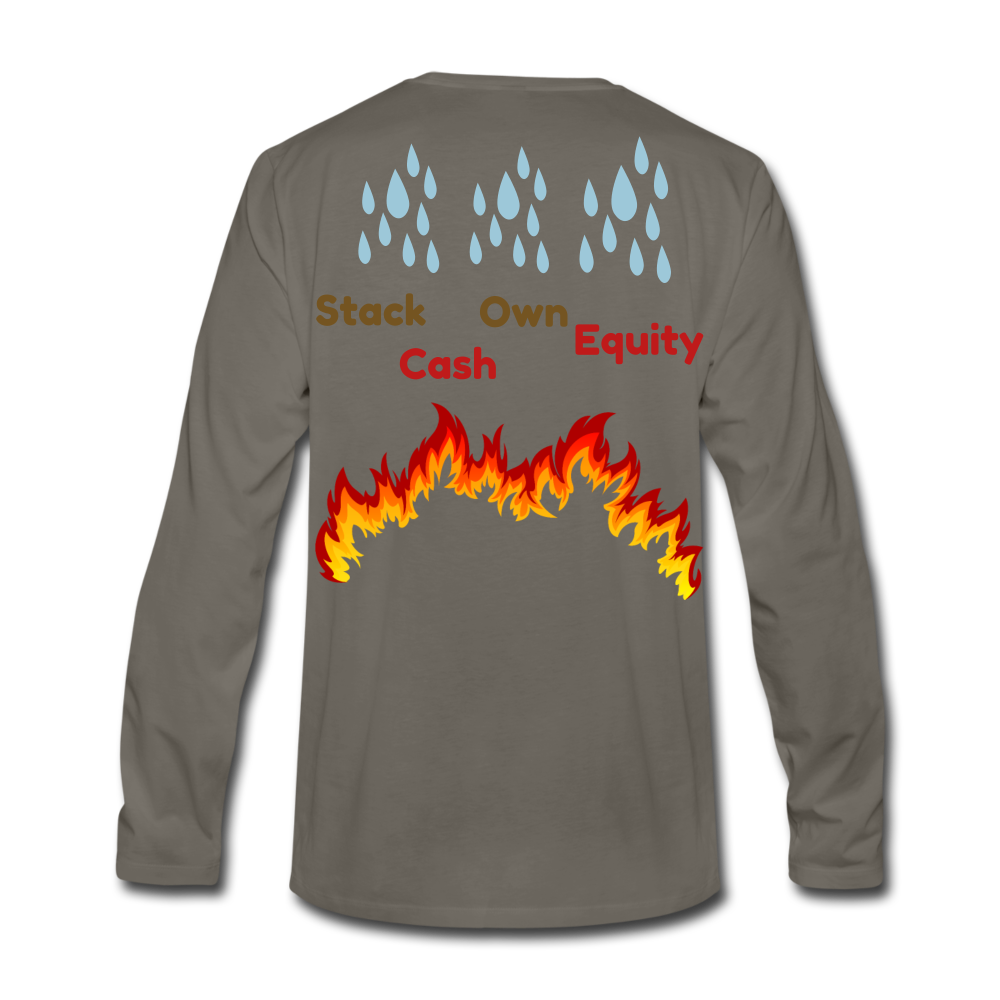 S.C.O.E Fire Long Sleeve Shirt - asphalt gray
