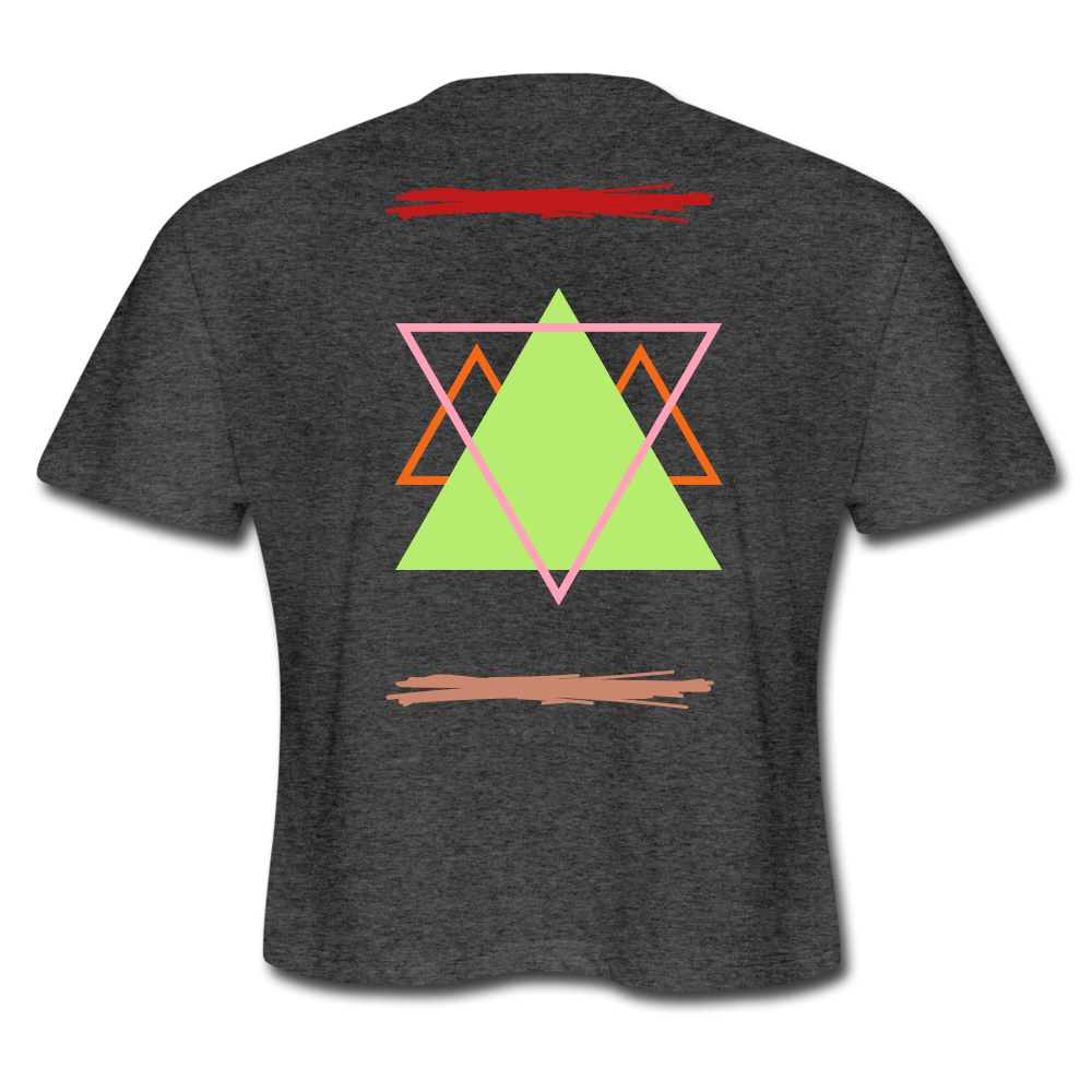 S.C.O.E Angel Crop Top - deep heather