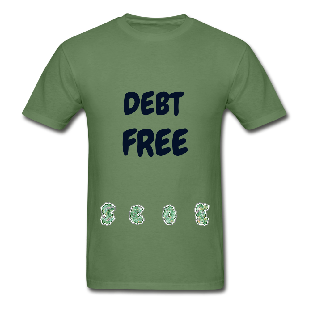 S.C.O.E Debt Free T-Shirt - military green