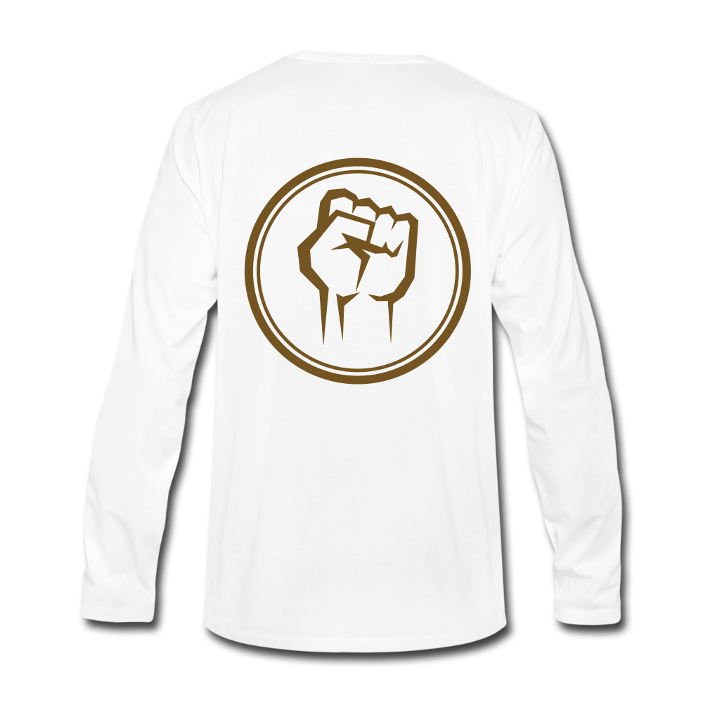 S.C.O.E Black History Long Sleeve - white