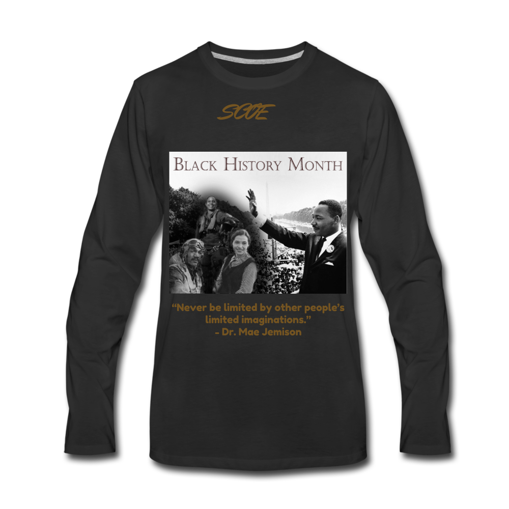 S.C.O.E Black History Long Sleeve - black