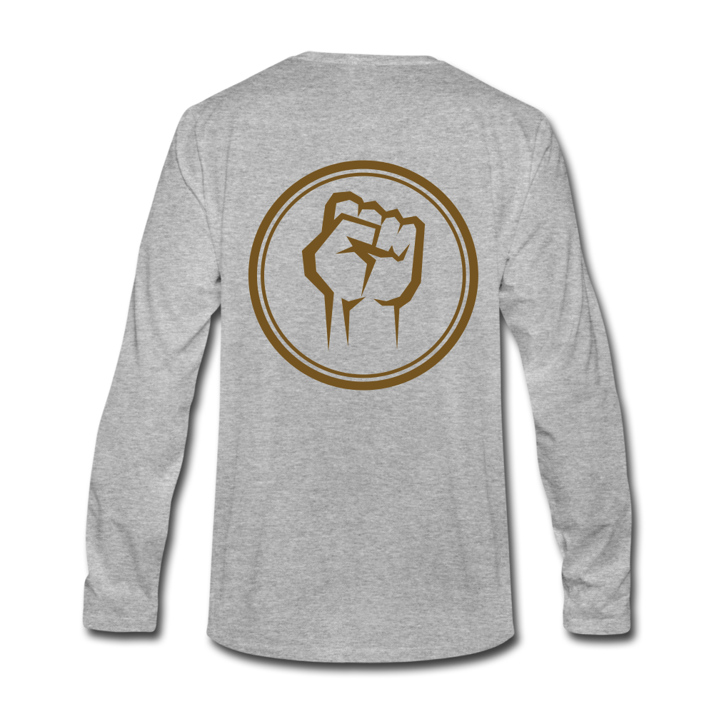 S.C.O.E Black History Long Sleeve - heather gray