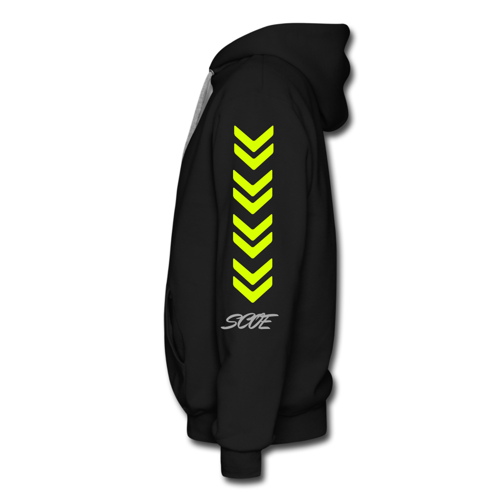 S.C.O.E 2:22 Hustle Hoodie - black