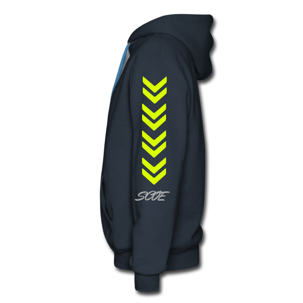 S.C.O.E 2:22 Hustle Hoodie - navy