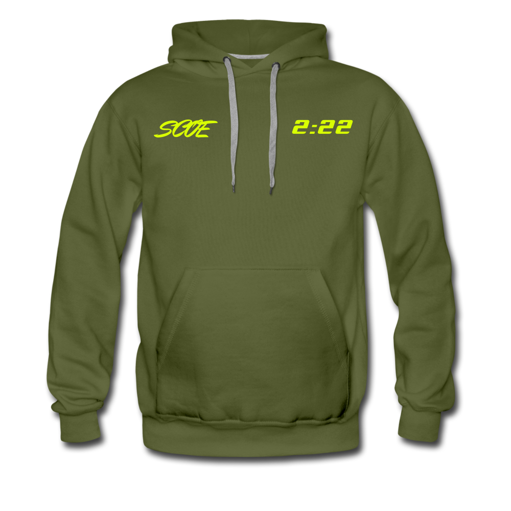 S.C.O.E 2:22 Hustle Hoodie - olive green