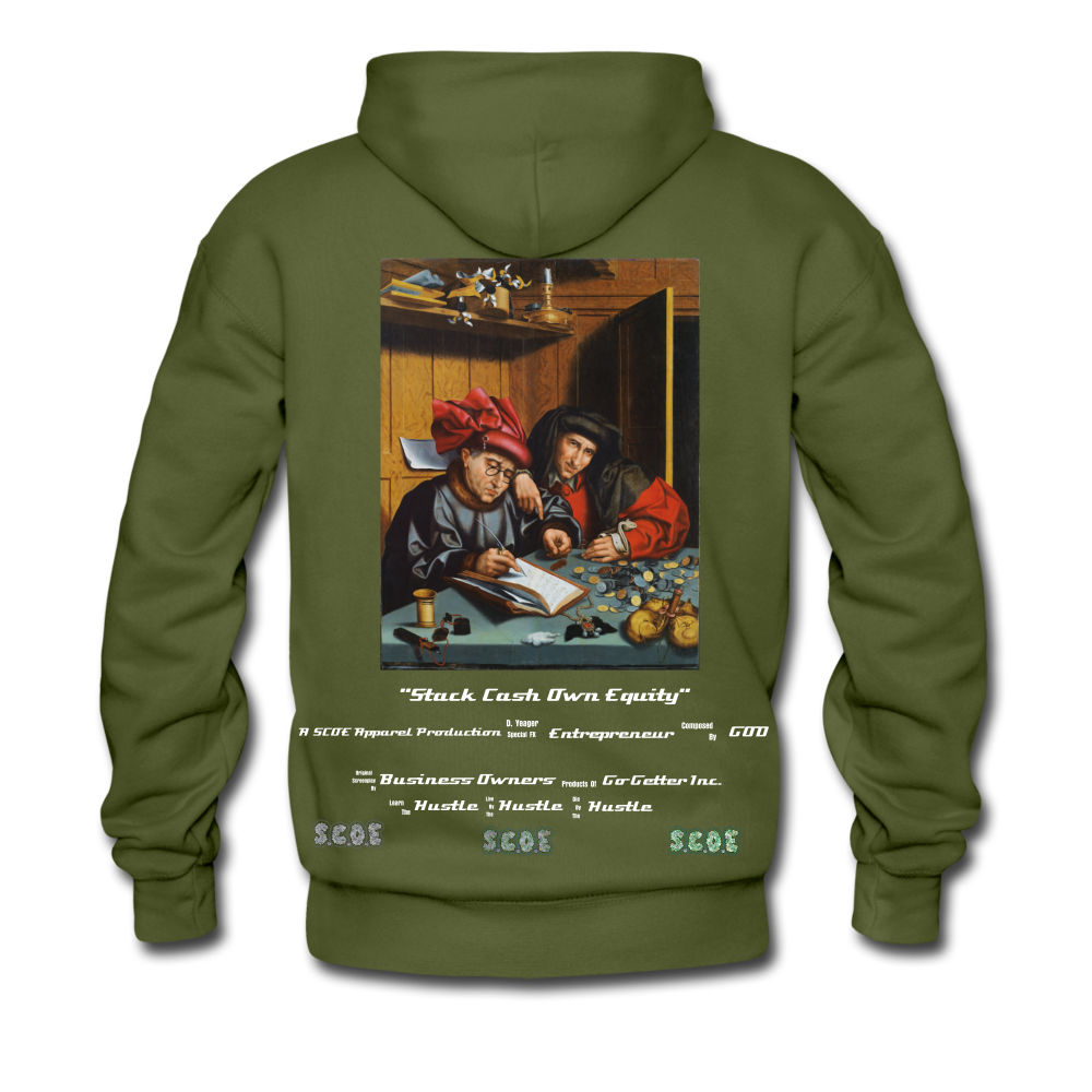 S.C.O.E 2:22 Hustle Hoodie - olive green
